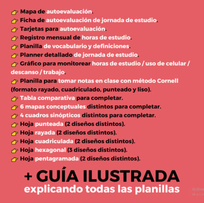 planillas para estudiar MEJOR (PDF) - Imagen 11