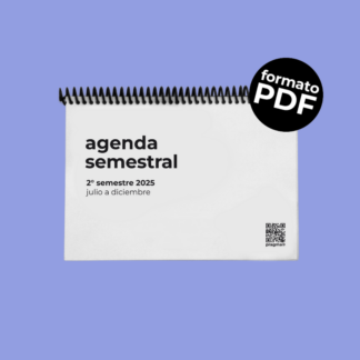 agenda semestral <br>julio a diciembre <br>2025 (PDF)