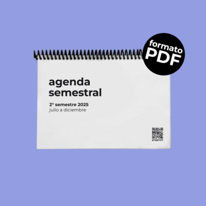 agenda semestral <br>julio a diciembre <br>2025 (PDF)