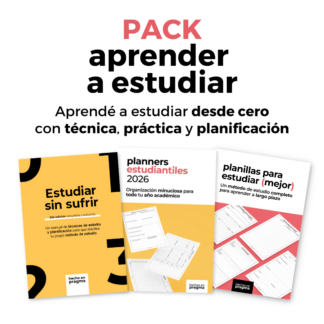 pack aprender a estudiar (PDFs)